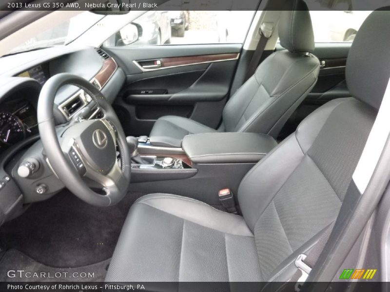 Nebula Gray Pearl / Black 2013 Lexus GS 350 AWD