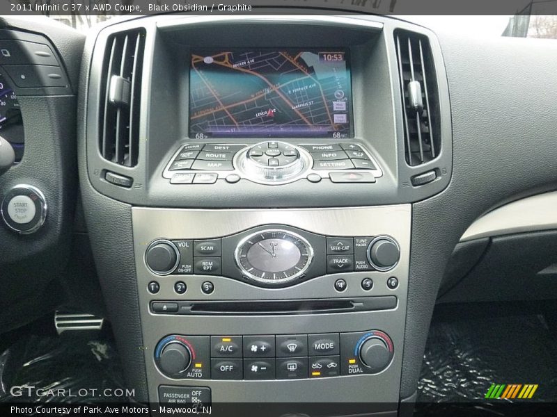 Black Obsidian / Graphite 2011 Infiniti G 37 x AWD Coupe