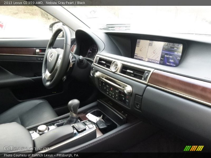 Nebula Gray Pearl / Black 2013 Lexus GS 350 AWD
