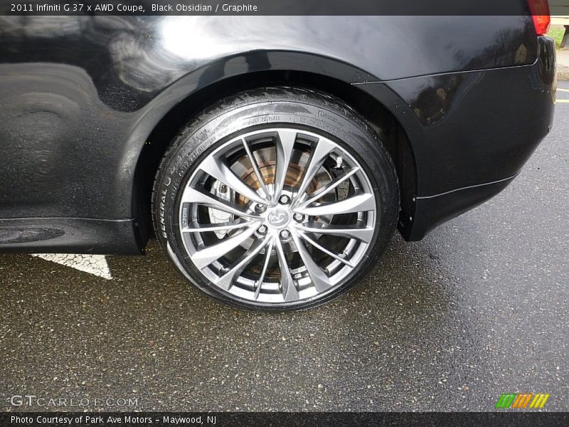 Black Obsidian / Graphite 2011 Infiniti G 37 x AWD Coupe