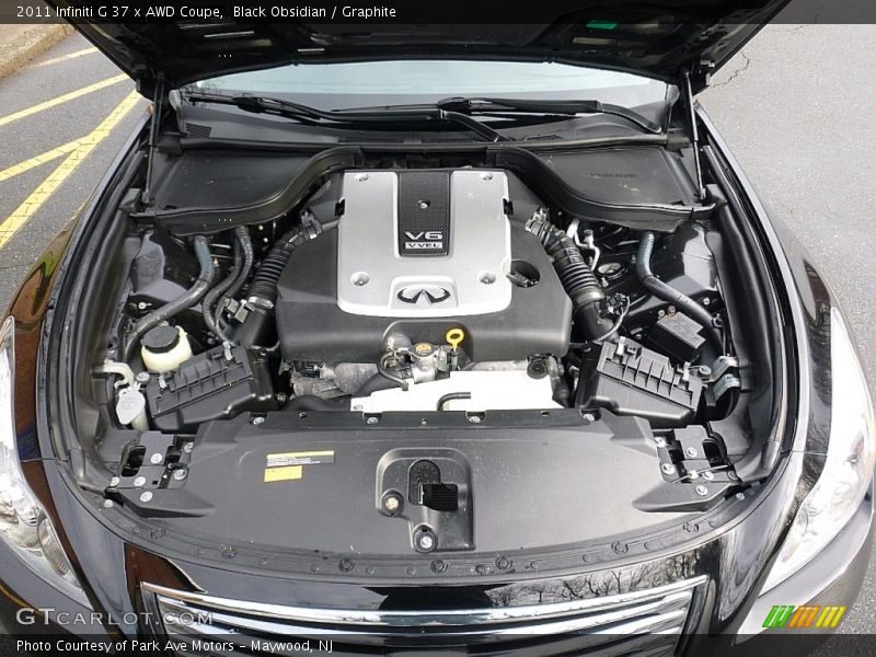  2011 G 37 x AWD Coupe Engine - 3.7 Liter DOHC 24-Valve CVTCS V6