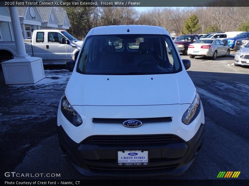 Frozen White / Pewter 2016 Ford Transit Connect XL Cargo Van Extended