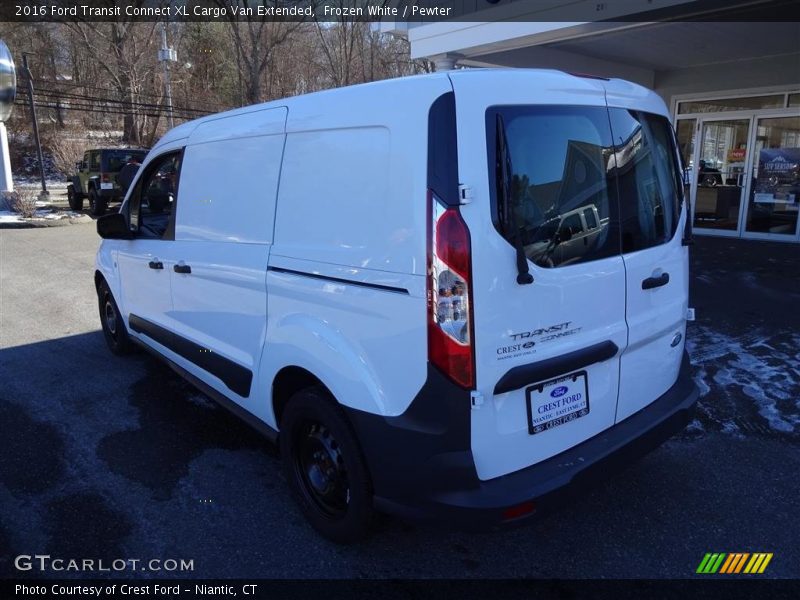 Frozen White / Pewter 2016 Ford Transit Connect XL Cargo Van Extended