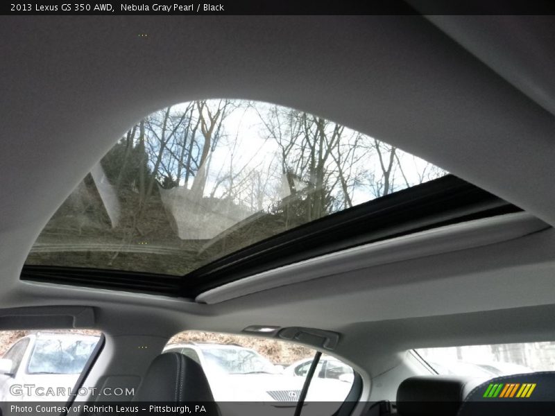 Nebula Gray Pearl / Black 2013 Lexus GS 350 AWD
