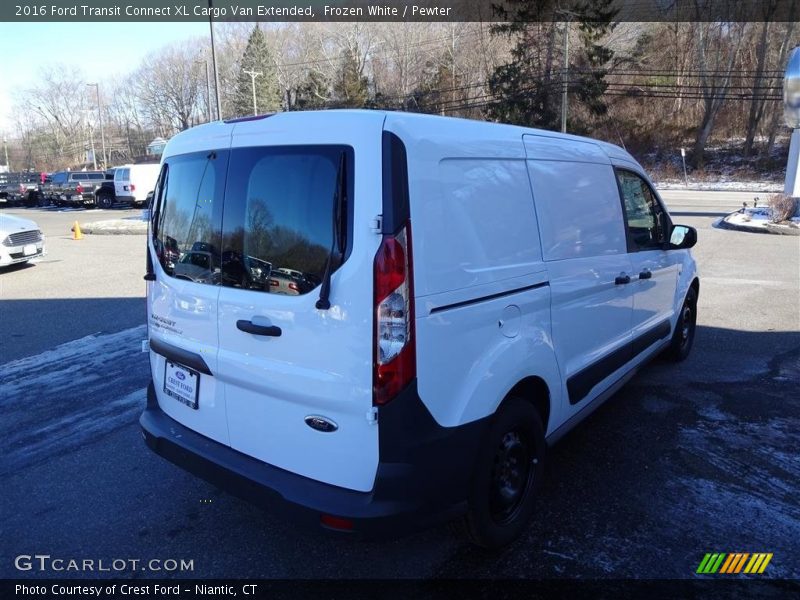 Frozen White / Pewter 2016 Ford Transit Connect XL Cargo Van Extended