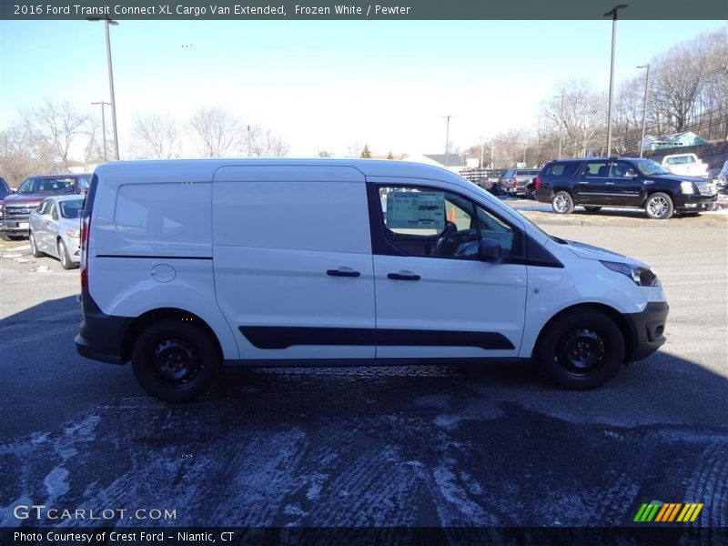 Frozen White / Pewter 2016 Ford Transit Connect XL Cargo Van Extended
