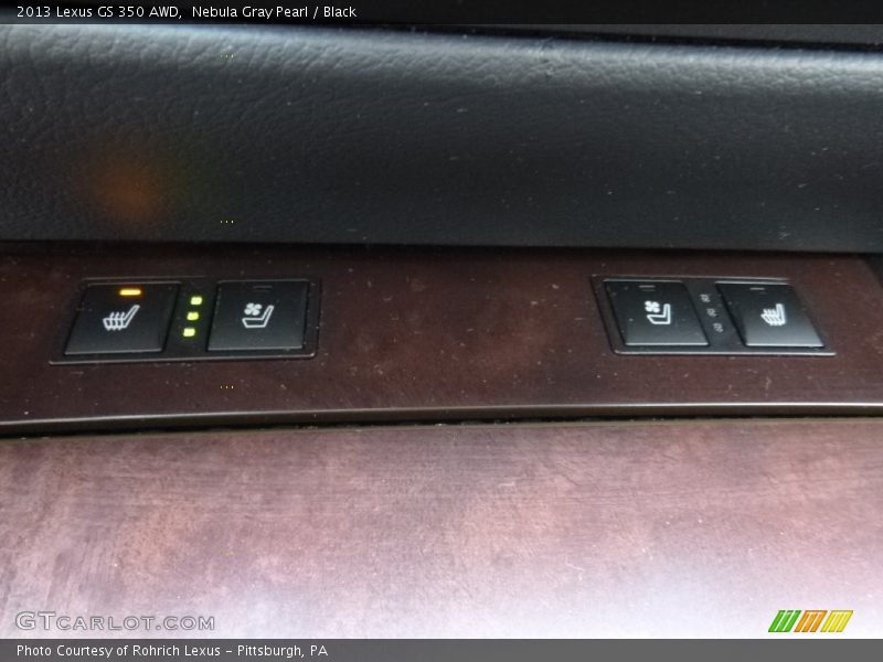 Nebula Gray Pearl / Black 2013 Lexus GS 350 AWD