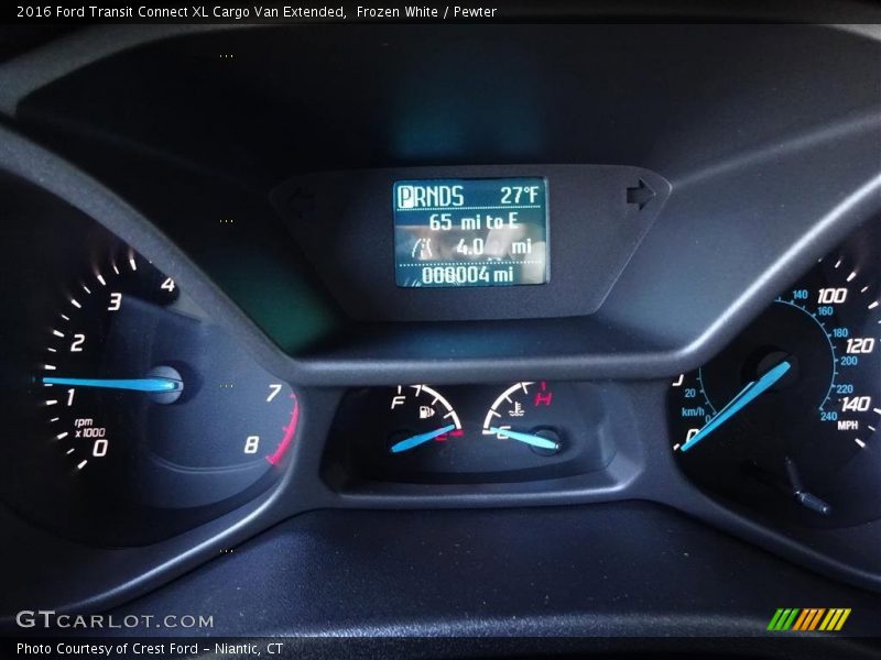 Frozen White / Pewter 2016 Ford Transit Connect XL Cargo Van Extended