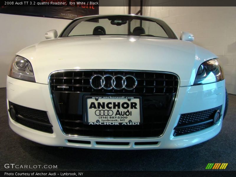 Ibis White / Black 2008 Audi TT 3.2 quattro Roadster