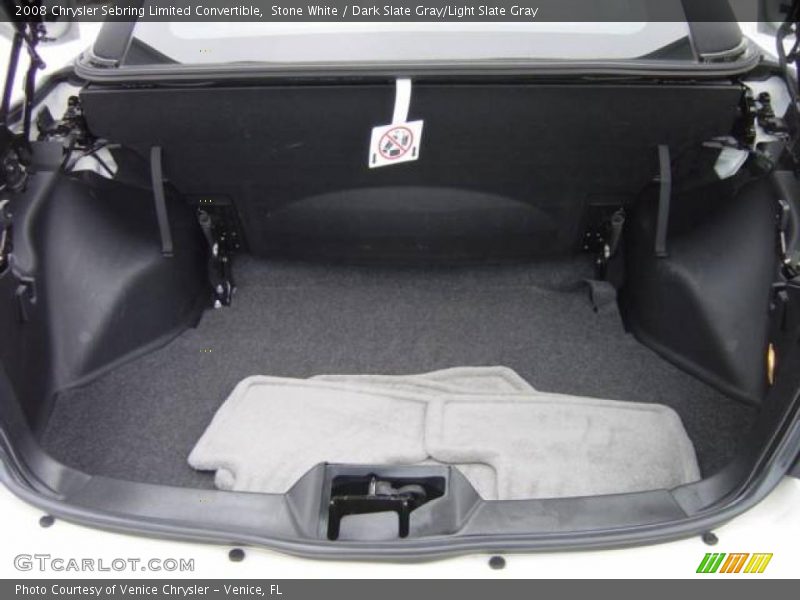 Stone White / Dark Slate Gray/Light Slate Gray 2008 Chrysler Sebring Limited Convertible