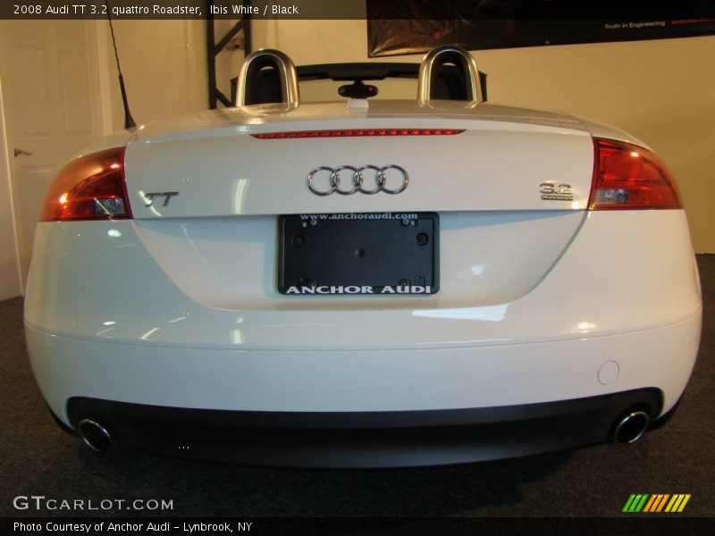 Ibis White / Black 2008 Audi TT 3.2 quattro Roadster