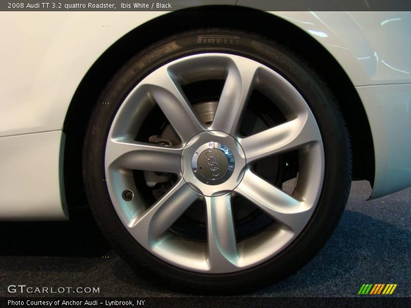 Ibis White / Black 2008 Audi TT 3.2 quattro Roadster