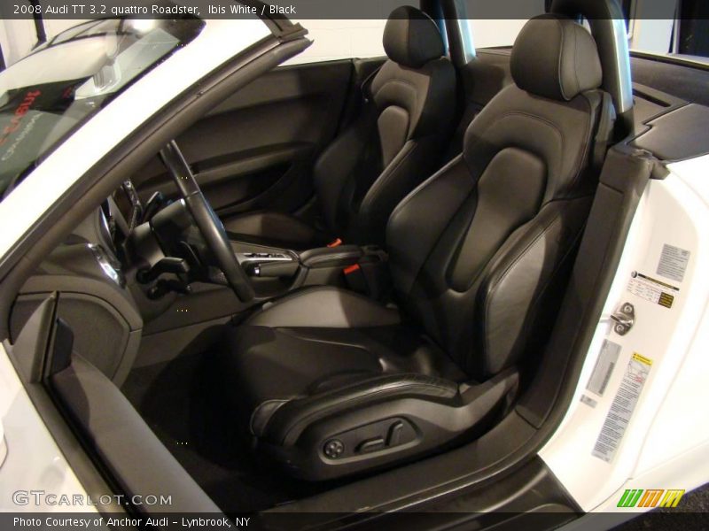 Ibis White / Black 2008 Audi TT 3.2 quattro Roadster