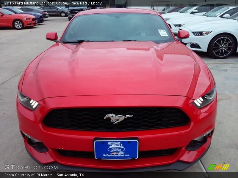 Race Red / Ebony 2016 Ford Mustang EcoBoost Coupe
