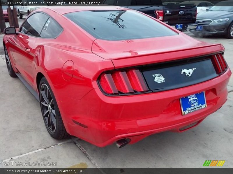 Race Red / Ebony 2016 Ford Mustang EcoBoost Coupe