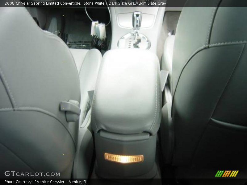 Stone White / Dark Slate Gray/Light Slate Gray 2008 Chrysler Sebring Limited Convertible