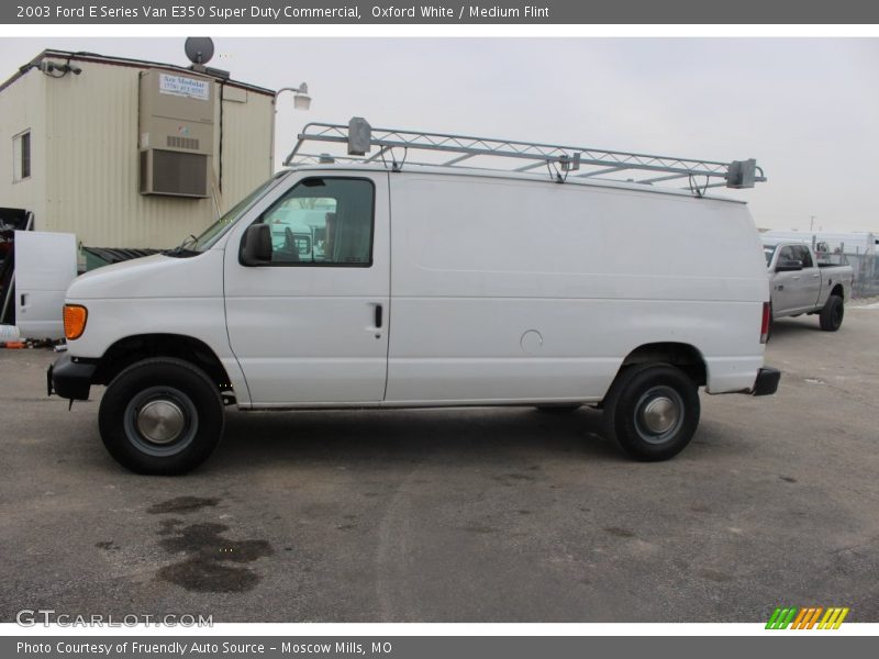 Oxford White / Medium Flint 2003 Ford E Series Van E350 Super Duty Commercial
