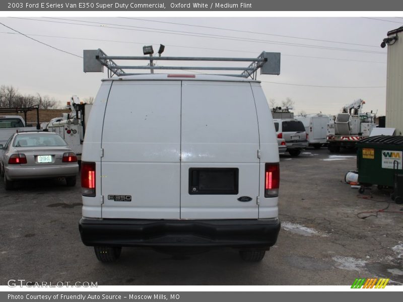 Oxford White / Medium Flint 2003 Ford E Series Van E350 Super Duty Commercial