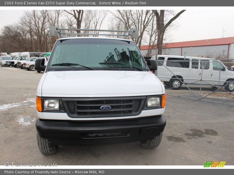 Oxford White / Medium Flint 2003 Ford E Series Van E350 Super Duty Commercial