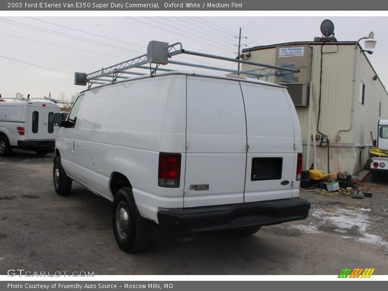 Oxford White / Medium Flint 2003 Ford E Series Van E350 Super Duty Commercial
