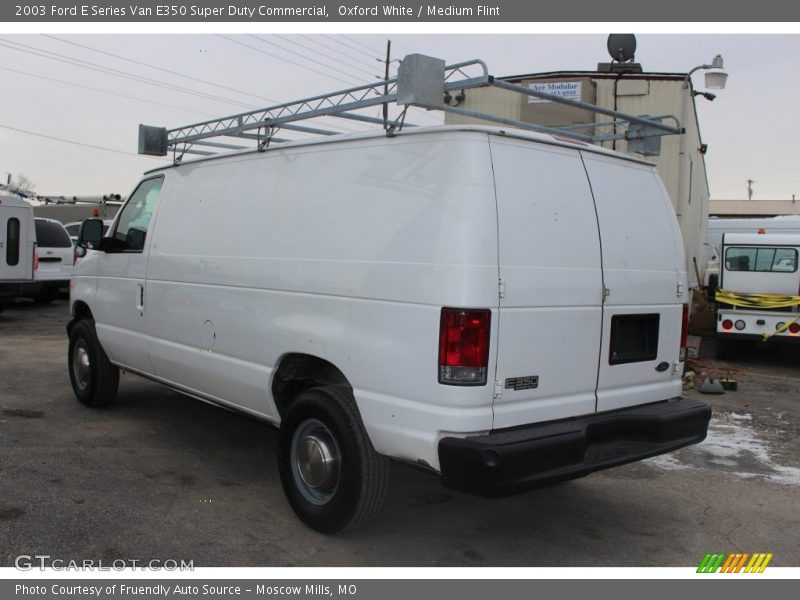 Oxford White / Medium Flint 2003 Ford E Series Van E350 Super Duty Commercial