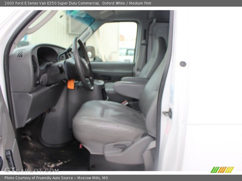 Oxford White / Medium Flint 2003 Ford E Series Van E350 Super Duty Commercial