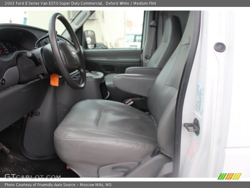 Oxford White / Medium Flint 2003 Ford E Series Van E350 Super Duty Commercial