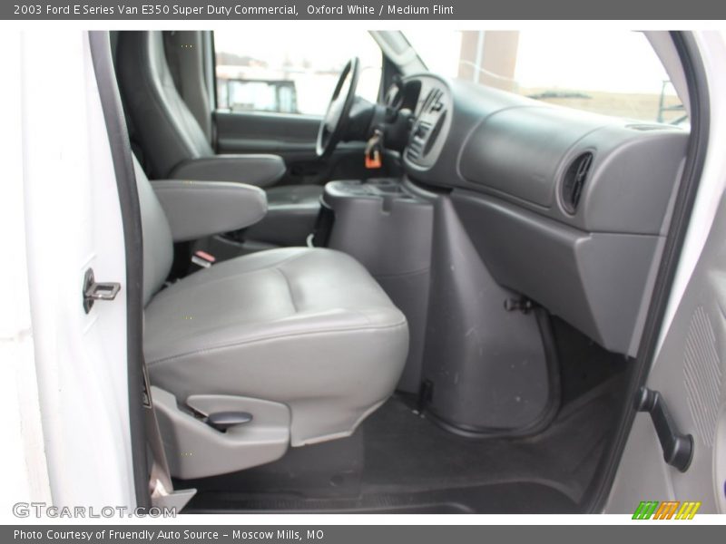 Oxford White / Medium Flint 2003 Ford E Series Van E350 Super Duty Commercial