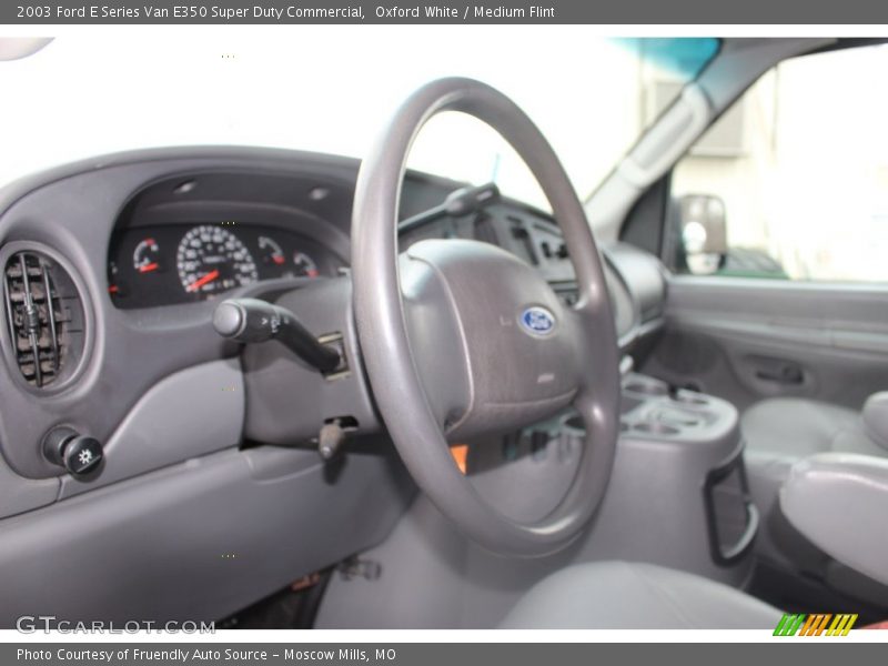 Oxford White / Medium Flint 2003 Ford E Series Van E350 Super Duty Commercial