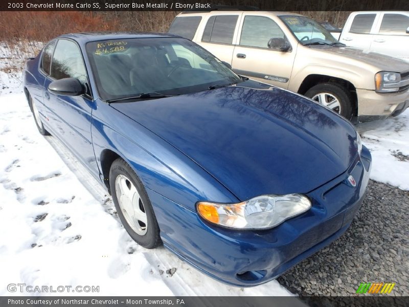 Front 3/4 View of 2003 Monte Carlo SS