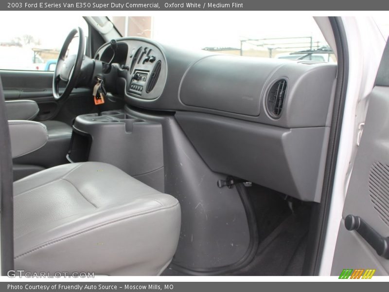 Oxford White / Medium Flint 2003 Ford E Series Van E350 Super Duty Commercial