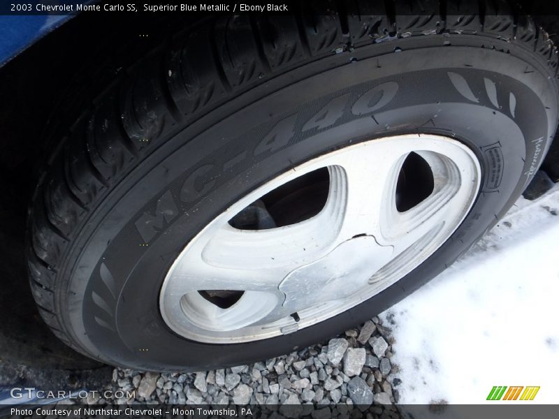 Superior Blue Metallic / Ebony Black 2003 Chevrolet Monte Carlo SS