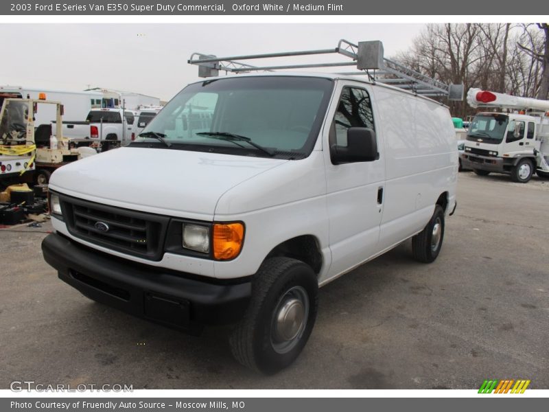 Oxford White / Medium Flint 2003 Ford E Series Van E350 Super Duty Commercial
