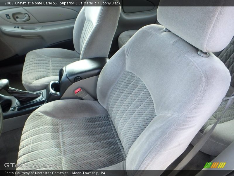Superior Blue Metallic / Ebony Black 2003 Chevrolet Monte Carlo SS