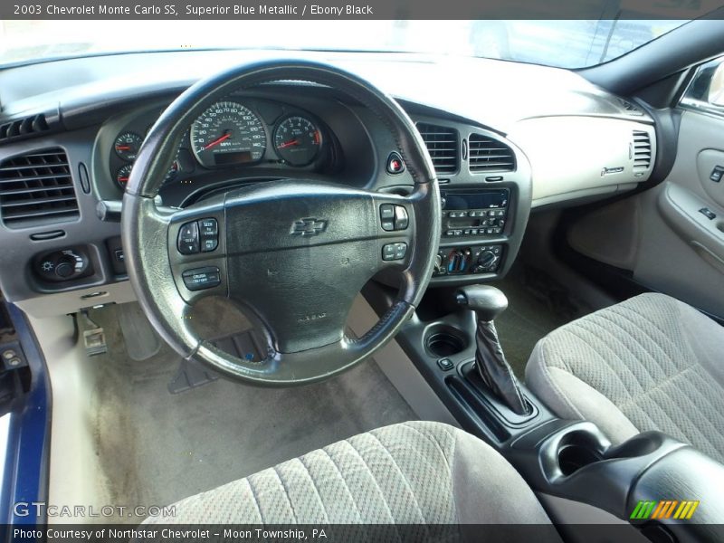 Superior Blue Metallic / Ebony Black 2003 Chevrolet Monte Carlo SS