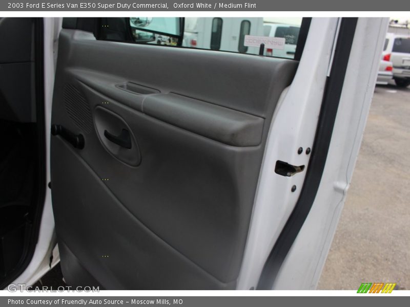Oxford White / Medium Flint 2003 Ford E Series Van E350 Super Duty Commercial