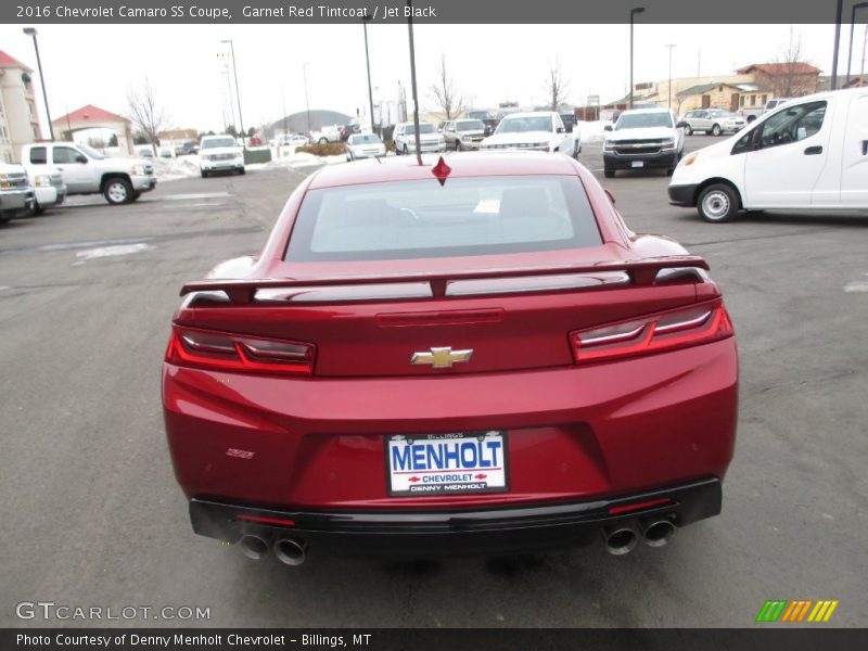 Garnet Red Tintcoat / Jet Black 2016 Chevrolet Camaro SS Coupe