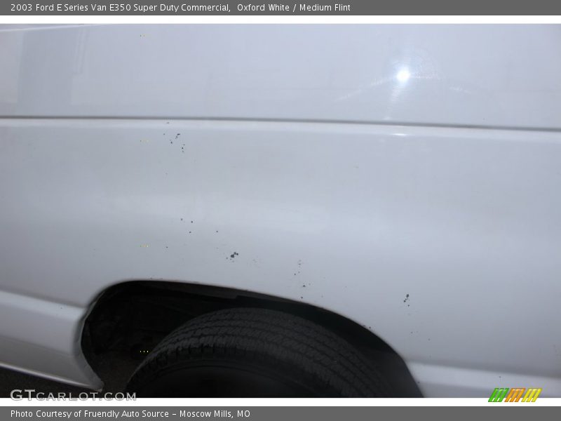 Oxford White / Medium Flint 2003 Ford E Series Van E350 Super Duty Commercial