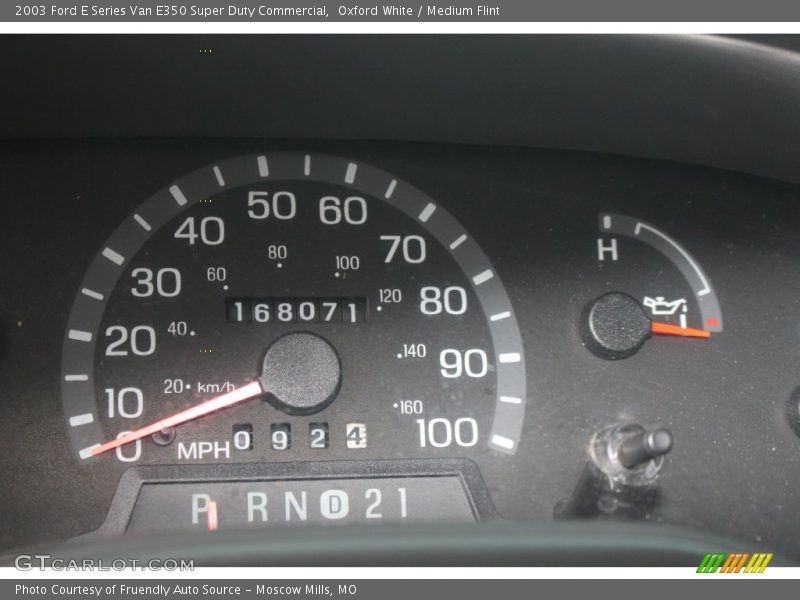 Oxford White / Medium Flint 2003 Ford E Series Van E350 Super Duty Commercial