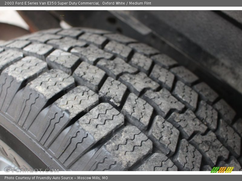Oxford White / Medium Flint 2003 Ford E Series Van E350 Super Duty Commercial
