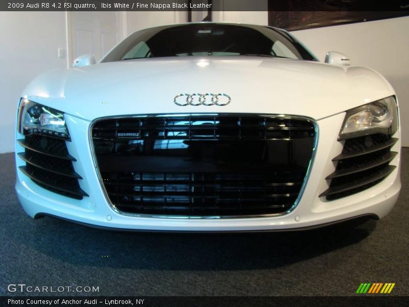 Ibis White / Fine Nappa Black Leather 2009 Audi R8 4.2 FSI quattro