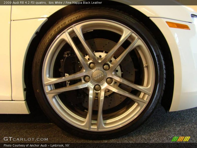 Ibis White / Fine Nappa Black Leather 2009 Audi R8 4.2 FSI quattro