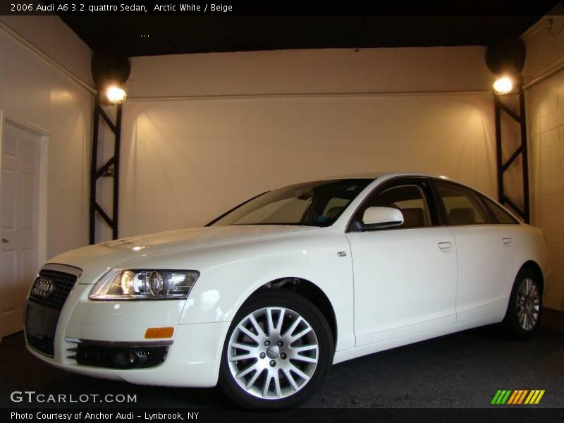Arctic White / Beige 2006 Audi A6 3.2 quattro Sedan
