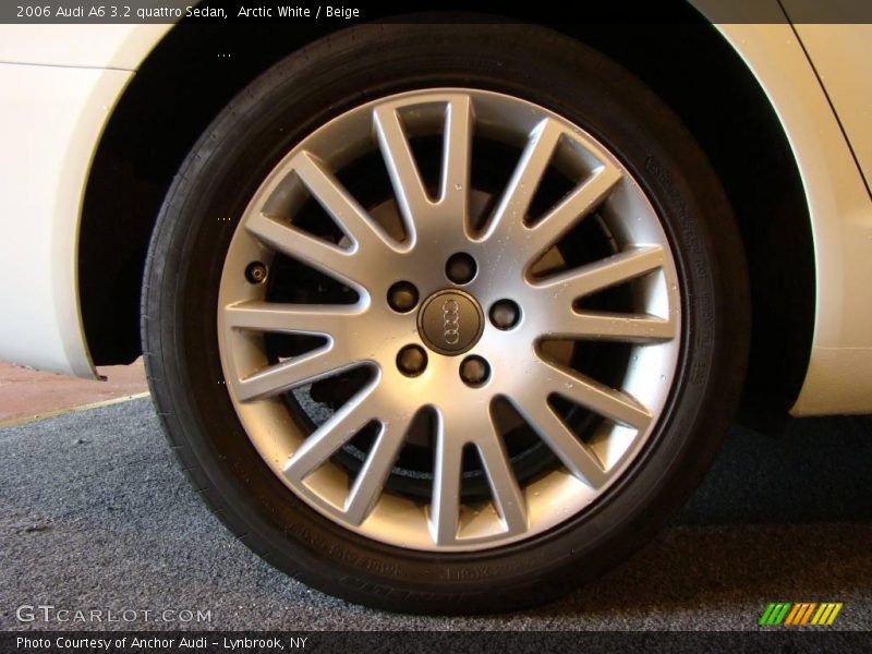 Arctic White / Beige 2006 Audi A6 3.2 quattro Sedan