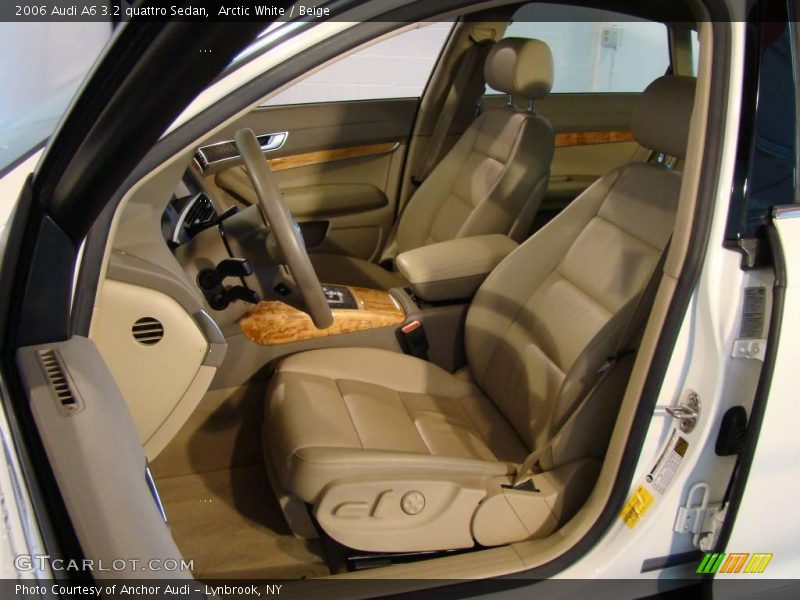 Arctic White / Beige 2006 Audi A6 3.2 quattro Sedan