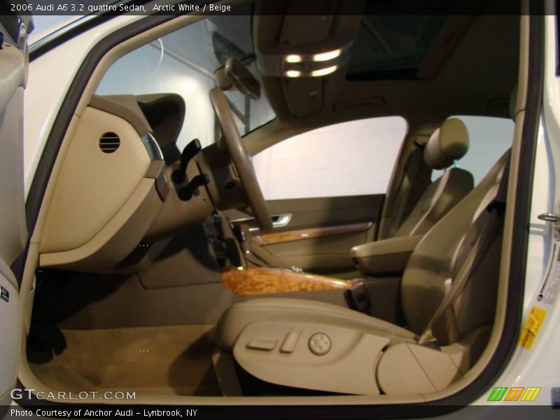 Arctic White / Beige 2006 Audi A6 3.2 quattro Sedan