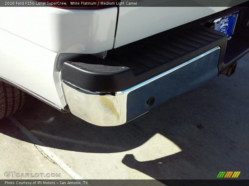 White Platinum / Medium Light Camel 2016 Ford F150 Lariat SuperCrew