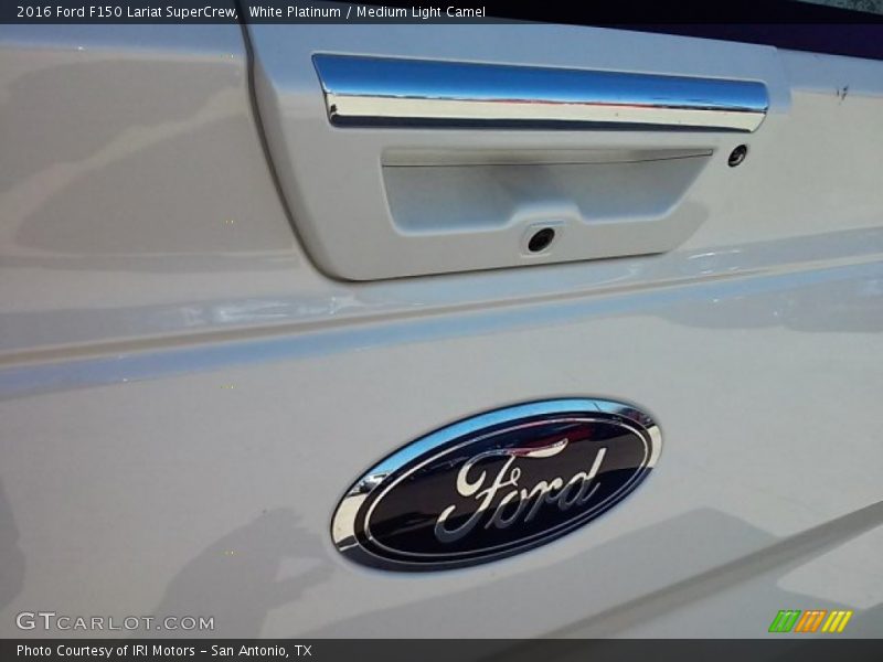 White Platinum / Medium Light Camel 2016 Ford F150 Lariat SuperCrew