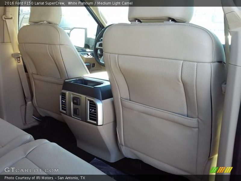 White Platinum / Medium Light Camel 2016 Ford F150 Lariat SuperCrew