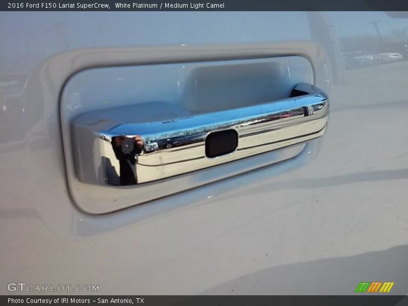 White Platinum / Medium Light Camel 2016 Ford F150 Lariat SuperCrew